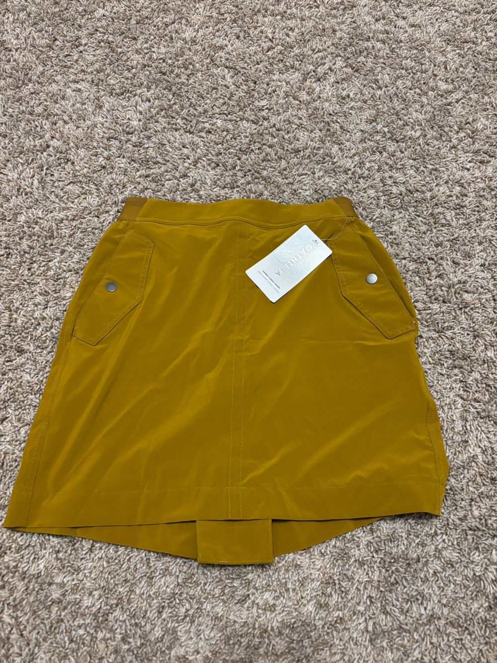 Athleta Mustard Vienna cargo Skort